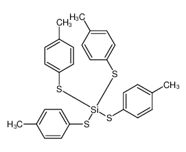 tetrakis[(4-methylphenyl)sulfanyl]silane 18762-88-4