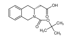 2-[(3R)-2-[(2-methylpropan-2-yl)oxycarbonyl]-3,4-dihydro-1H-isoquinolin-3-yl]acetic acid 332064-64-9