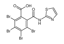 19692-03-6 2,3,4,5-tetrabromo-6-(1,3-thiazol-2-ylcarbamoyl)benzoic acid