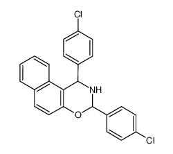 845747-38-8 spectrum, 1,3-bis(4-chlorophenyl)-2,3-dihydro-1H-naphtho[1,2-e][1,3]oxazine