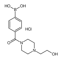 [4-[4-(2-hydroxyethyl)piperazine-1-carbonyl]phenyl]boronic acid,hydrochloride 913835-44-6