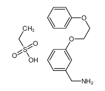 ethanesulfonic acid,[3-(2-phenoxyethoxy)phenyl]methanamine