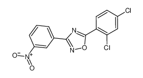 5-(2,4-Dichlorophenyl)-3-(3-nitrophenyl)-1,2,4-oxadiazole 694521-58-9