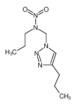 nitro-propyl-(4-propyl-[1,2,3]triazol-1-ylmethyl)-amine