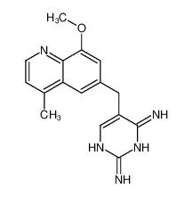 89445-86-3 5-[(8-methoxy-4-methylquinolin-6-yl)methyl]pyrimidine-2,4-diamine