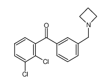 [3-(azetidin-1-ylmethyl)phenyl]-(2,3-dichlorophenyl)methanone 898772-06-0