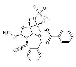 98260-61-8 methyl 2-azido-6-O-benzoyl-3-O-benzyl-2-deoxy-5-O-methanesulphonyl-α-D-mannofuranoside