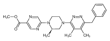 1204975-11-0 structure, C24H28N6O2