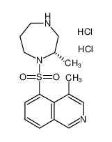 4-methyl-5-[(2-methyl-1,4-diazepan-1-yl)sulfonyl]isoquinoline,dihydrochloride 451462-58-1