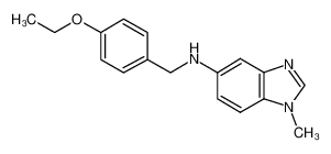 N-[(4-ethoxyphenyl)methyl]-1-methylbenzimidazol-5-amine 99%