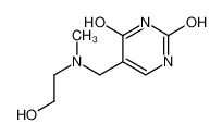 5-[[2-hydroxyethyl(methyl)amino]methyl]-1H-pyrimidine-2,4-dione 89814-76-6