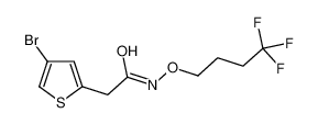 2-(4-bromothiophen-2-yl)-N-(4,4,4-trifluorobutoxy)acetamide 1202780-85-5