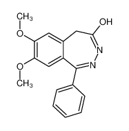 41148-42-9 7,8-dimethoxy-1-phenyl-3,5-dihydro-2,3-benzodiazepin-4-one