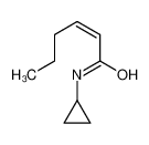 (E)-N-cyclopropylhex-2-enamide 950986-78-4