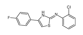 61383-54-8 structure, C15H10ClFN2S