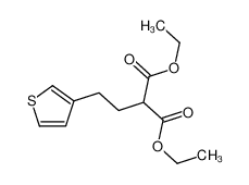 19995-15-4 diethyl 2-(2-thiophen-3-ylethyl)propanedioate