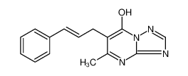 [1,2,4]Triazolo[1,5-a]pyrimidin-7-ol, 5-methyl-6-(3-phenyl-2-propen-1-yl)- 865657-88-1