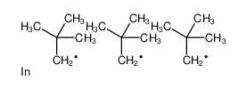 106136-98-5 structure, C15H36In