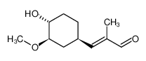 (E)-3-[(1R,3R,4R)-4-hydroxy-3-methoxycyclohexyl]-2-methylprop-2-enal 109466-74-2