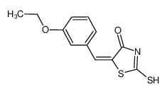 (5E)-5-(3-乙氧基亚苄基)-2-疏基-1,3-噻唑-4(5H)-酮