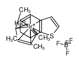 114032-49-4 structure, C18H22BF4IrS