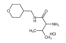 2-Amino-3-methyl-N-(tetrahydro-2H-pyran-4-ylmethyl)butanamide hydrochloride