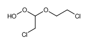 105426-44-6 bis(2-chloroethyl) ether hydroperoxide