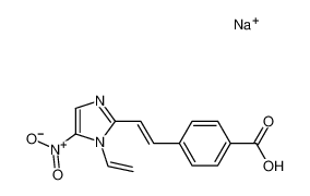 sodium,4-[(E)-2-(1-ethenyl-5-nitroimidazol-2-yl)ethenyl]benzoic acid