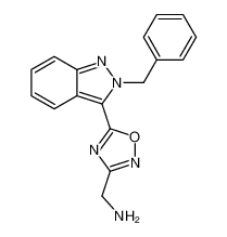 1-[5-(2-Benzyl-2H-indazol-3-yl)-1,2,4-oxadiazol-3-yl]methanamine 1151513-25-5