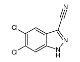 5,6-DICHLORO-1H-INDAZOLE-3-CARBONITRILE 885278-39-7