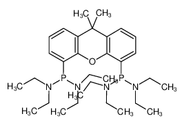 N-[[5-[bis(diethylamino)phosphanyl]-9,9-dimethylxanthen-4-yl]-(diethylamino)phosphanyl]-N-ethylethanamine 349100-75-0