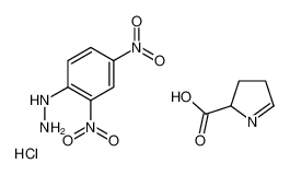 (2,4-Dinitrophenyl)hydrazine 3,4-Dihydro-2H-pyrrole-2-carboxylate Hydrochloride 108321-37-5