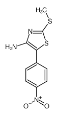 71226-51-2 2-methylsulfanyl-5-(4-nitrophenyl)-1,3-thiazol-4-amine