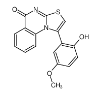 1-(2-hydroxy-5-methoxy-phenyl)-thiazolo[3,2-a]quinazolin-5-one