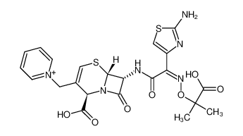 217796-42-4 structure, C22H23N6O7S2+