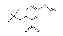 4-methoxy-2-nitro-1-(2,2,2-trifluoroethyl)benzene