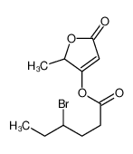 (2-methyl-5-oxo-2H-furan-3-yl) 4-bromohexanoate 61222-87-5