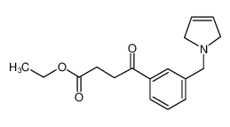 ethyl 4-[3-(2,5-dihydropyrrol-1-ylmethyl)phenyl]-4-oxobutanoate 898749-76-3