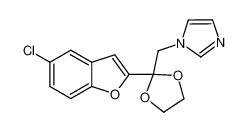 1-[[2-(5-chloro-1-benzofuran-2-yl)-1,3-dioxolan-2-yl]methyl]imidazole 98519-18-7