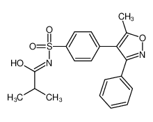 2-methyl-N-[4-(5-methyl-3-phenyl-1,2-oxazol-4-yl)phenyl]sulfonylpropanamide