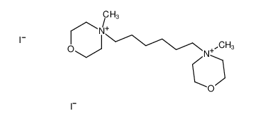 64038-80-8 4-methyl-4-[6-(4-methylmorpholin-4-ium-4-yl)hexyl]morpholin-4-ium,diiodide