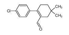 2-(4-chlorophenyl)-5,5-dimethylcyclohex-1-ene-1-carbaldehyde 1202186-71-7