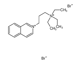 triethyl(3-isoquinolin-2-ium-2-ylpropyl)azanium,dibromide 64047-69-4