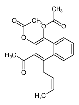 89510-20-3 (3-acetyl-2-acetyloxy-4-but-2-enylnaphthalen-1-yl) acetate