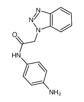 N-(4-aminophenyl)-2-(benzotriazol-1-yl)acetamide 436090-04-9