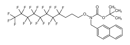 1228693-16-0 spectrum, tert-butyl (4,4,5,5,6,6,7,7,8,8,9,9,10,10,11,11,11-heptadecafluoroundecyl)oxy(naphthalen-2-ylmethyl)carbamate