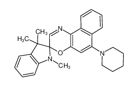 1,3,3-三甲基吲哚啉-6’-(1-哌啶基)螺吩恶嗪