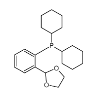 dicyclohexyl-[2-(1,3-dioxolan-2-yl)phenyl]phosphane 246158-59-8