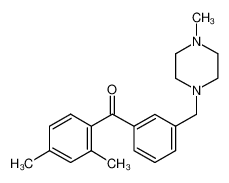 (2,4-dimethylphenyl)-[3-[(4-methylpiperazin-1-yl)methyl]phenyl]methanone 898788-72-2