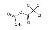 73682-73-2 (Methylsulfinyl)-trichloracetat